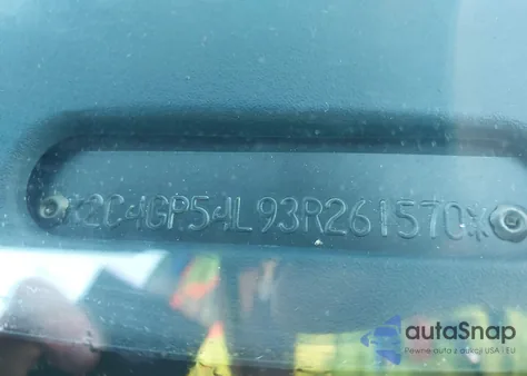 2003 Chrysler Town & Country Lxi z USA, uszkodzony, nr VIN 2C4GP54L93R261570